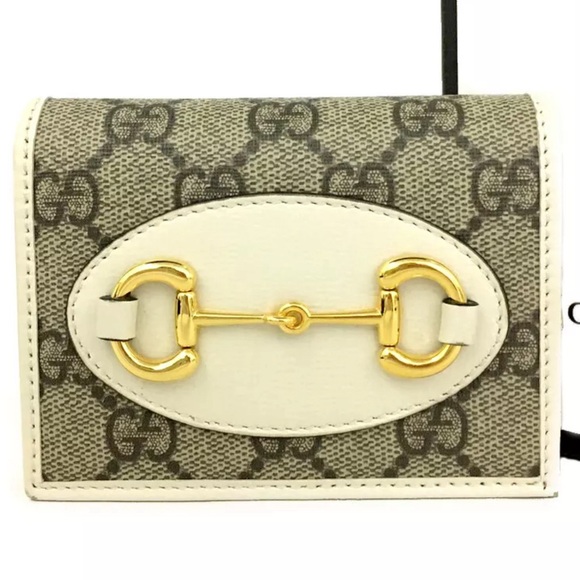 272 Preloved Gucci GG Horsebit Supreme Bifold Wallet - Picture 9 of 10